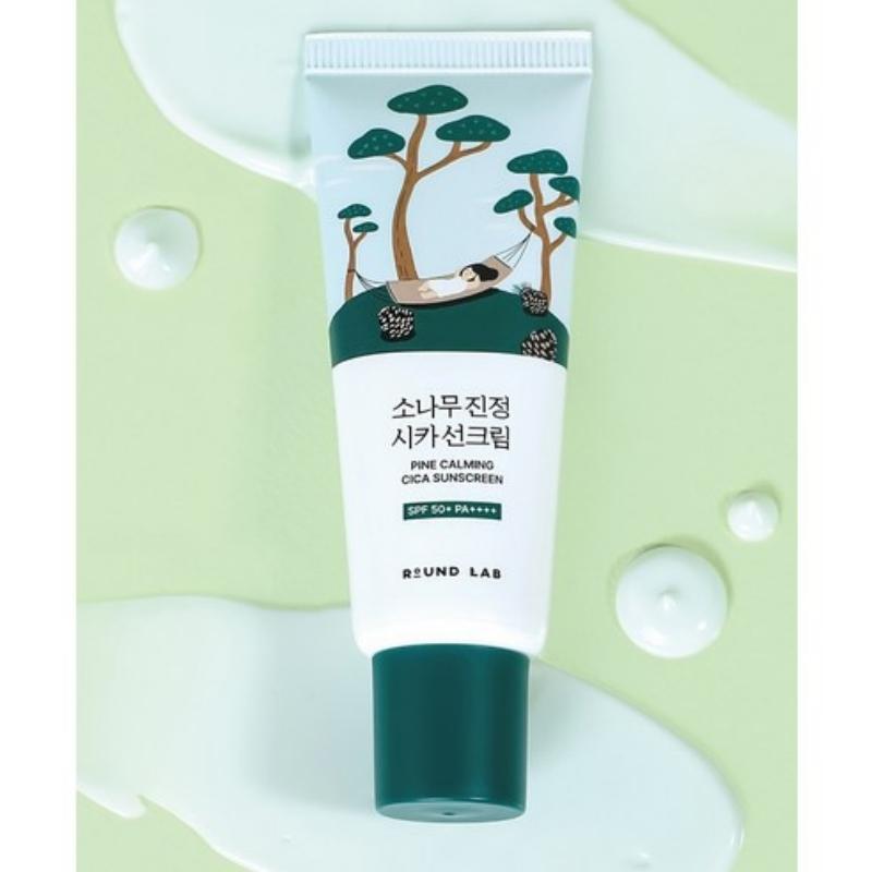 ROUND LAB Pine Soothing Cica Sunscreen SPF50+ PA++++ 40ml/80ml