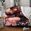 1Pc Genshin Impact Blanket Soft Comfortable Polyester Blanket Four Seasons All Season Blanket Bedroom Office Outdoor Use Anime Style Throw Christmas G