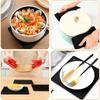 Round Heat Resistant Silicone Trivet Set 4pcs for For kitchen Table Countertop Stovetop Pots Cups Cookware Serving Dishes Use