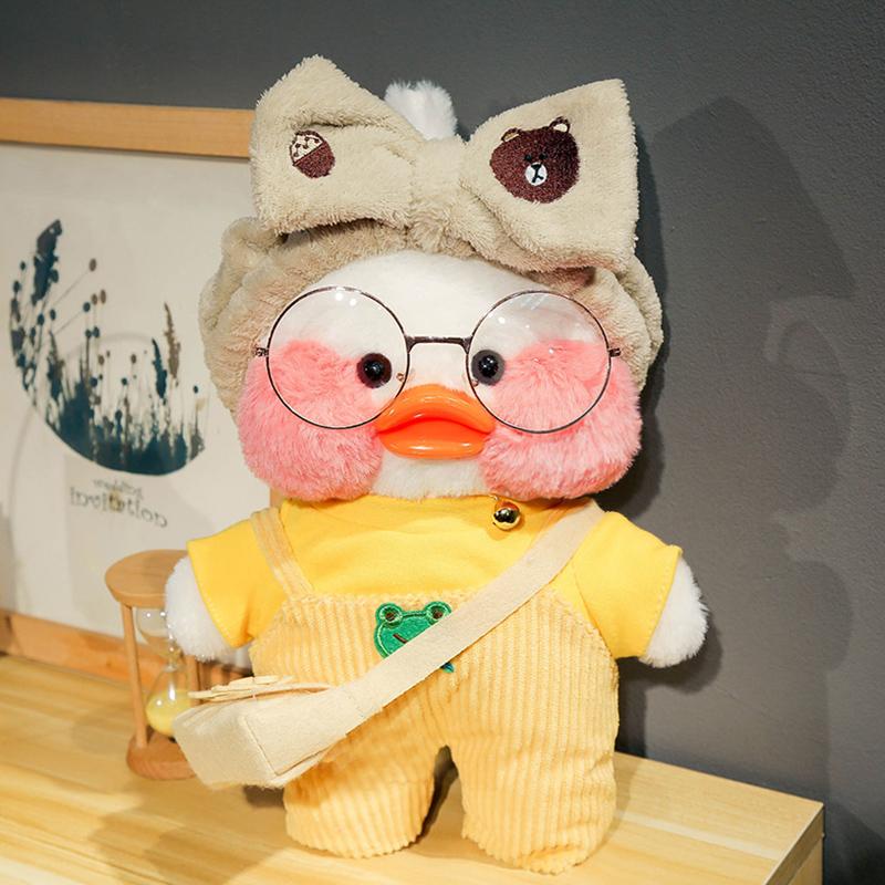 30cm Pato Plush Lalafanfan Duck Cute Stuffed Toys Yellow Duck Hug Flifan Duck Kawaii Plushes Animal Plushies Pillow Soft Toy