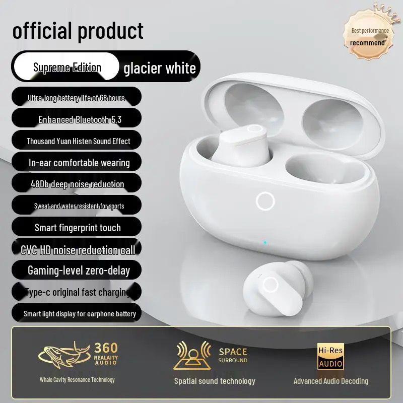 2025 StudioBuds Wireless Noise-Cancelling Mini In-Ear Sports Earphones