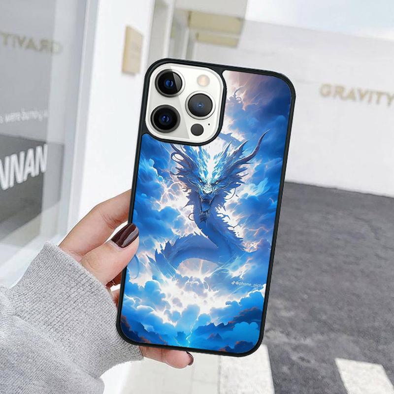Exquisite Chinese Dragon Flying Phone Case For iPhone 17 Air 15 16 Cover  11 13 14 Pro Max 12 Plus Max Fundas
