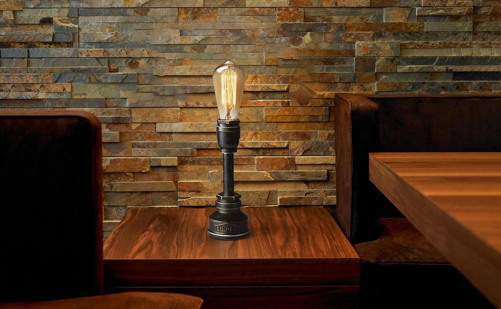 Gold Edison Nostalgic Loft American Country Simple Original Art Retro Gift Bar Cafe Restaurant Living Room Industrial Designer Industrial Pipe Steampu