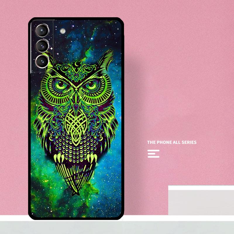

Mandala Owl Phone Case For Samsung Galaxy S26 S25 S24 S20 S21 S22 S23 Ultra S10 Plus S25 FE Cover Coque Galaxy S25Ultra