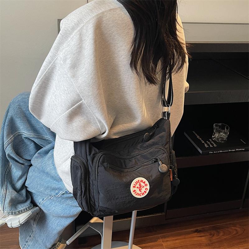 Multi-pocket Messenger Bags for Women Fashion Nylon Shoulder Bag Ladies Large Handbags Female Travel Shopping Tote Purse