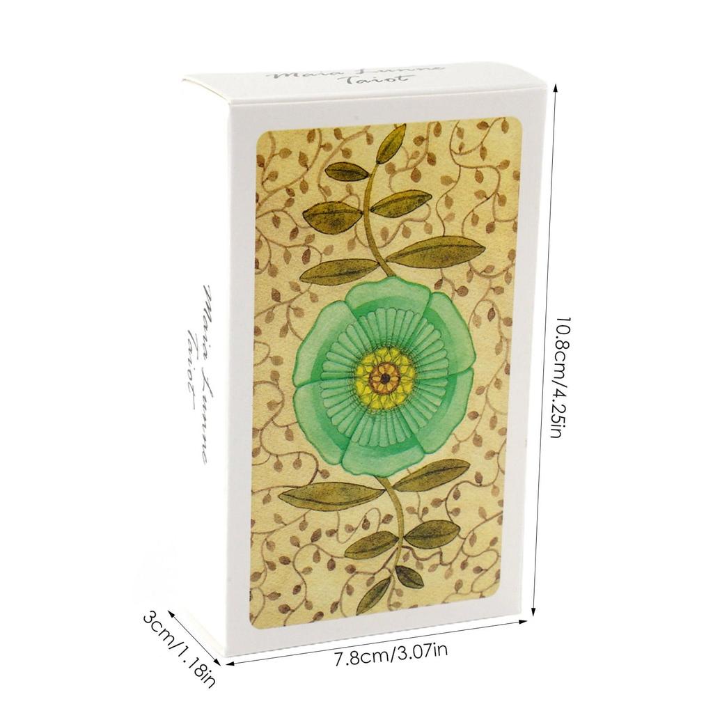 Carte Tarocchi Originali Durevoli Mazzi di Tarocchi Mara Lunne con Libretto di Istruzioni Mazzo di Carte Tarocchi Classico