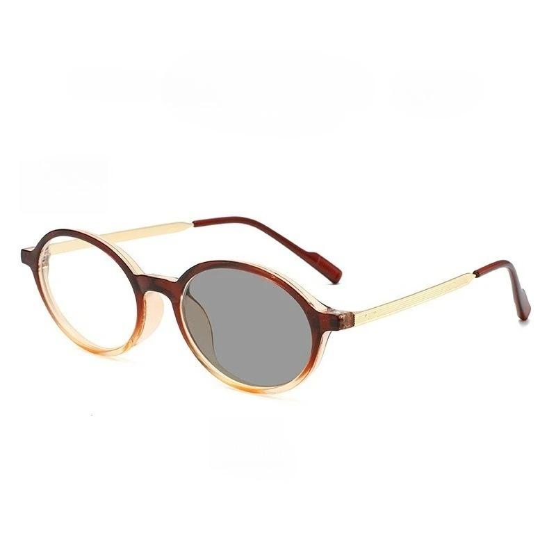 New Retro Anti-Blue Light Photochromic Myopia Glasses Unisex Outdoor Color-Changing UV Protection Eyewear Diopter 0 To -4.0