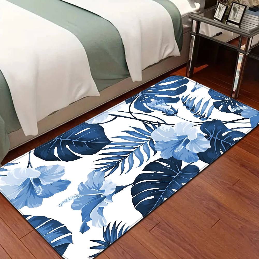 Monstera Deliciosa Decorate Entrance Door Mat Nordic Style Bedroom Living Room Doormat Home Balcony Anti-Slip Modern Home Decor