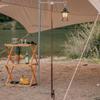 Portable Camping Folding Lamp Pole Lightweight Collapsible Aluminum Lantern Stand Outdoor Light