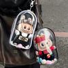 Troran Labubu Doll Storage PVC Transparent Keychain Pouch