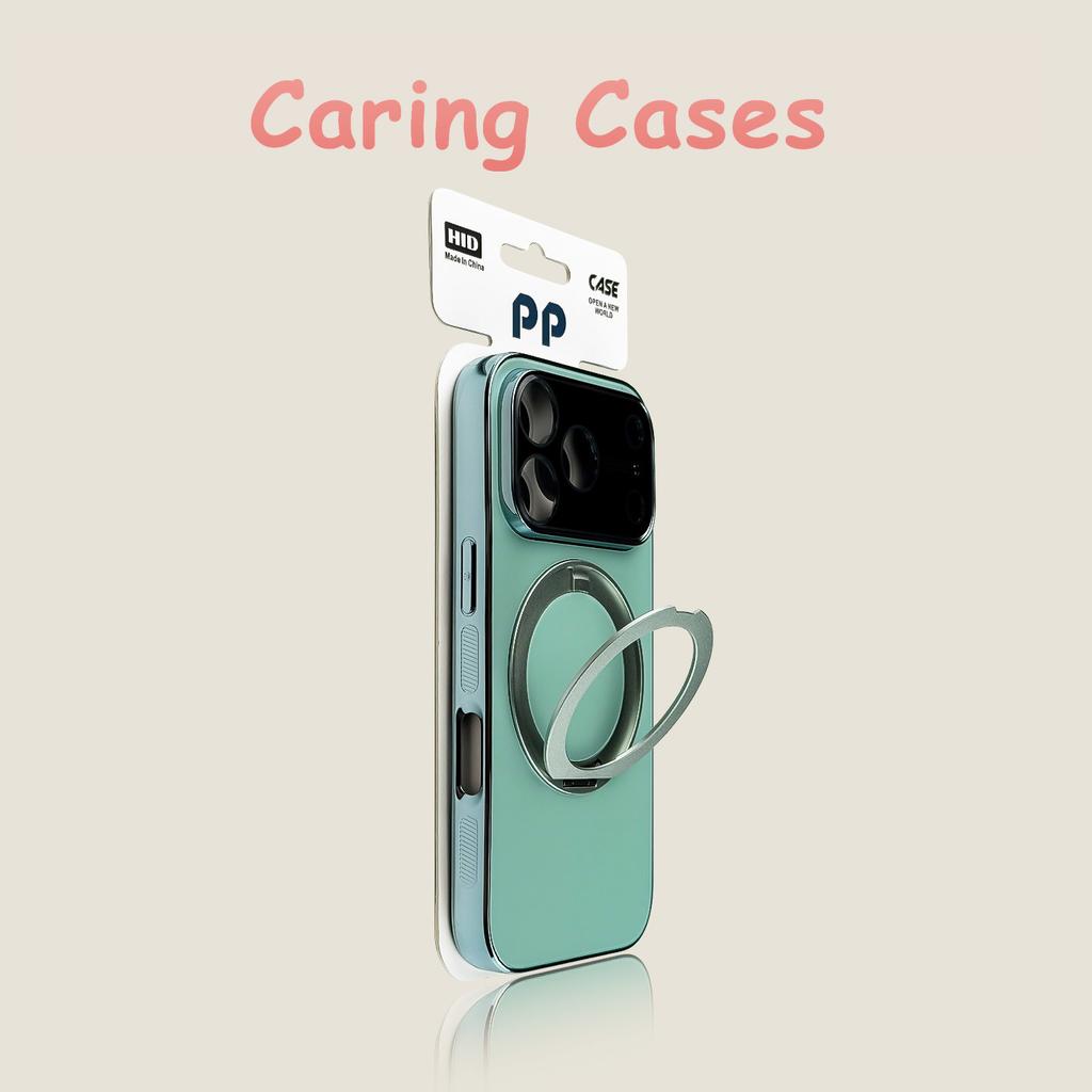For iPhone 17 Pro Max Case Rotating Stand Electroplated with Lens Protector Film Anti-Drop Premium Case with iPhone 16 15 14 13