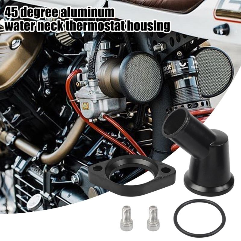 Lightweight Aluminum Water Neck Thermostat Housing 45 Degree Rotation Design Suitable For 327 350 396 454 Engine Models