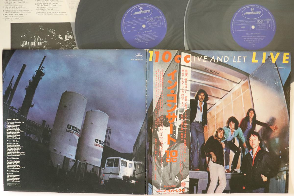 

LP Пластинка 10CC - Live & Let Live SFX1003031 MERCURY 1977 Япония Оби Рок Б/У