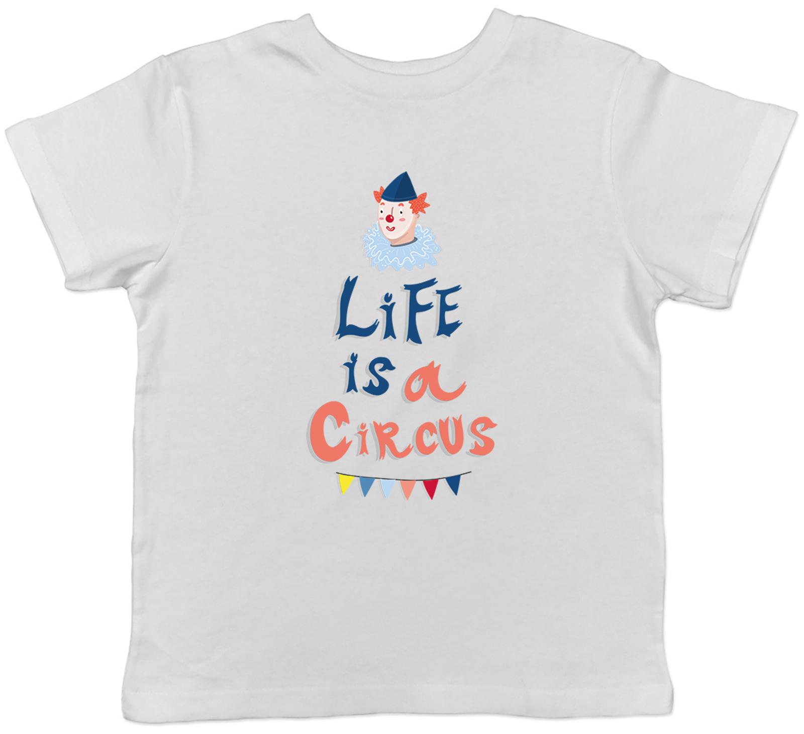 Lifes a Circus Funny Joke Clown Carnival Magic Kids T-Shirt Boys Girls Gift 100