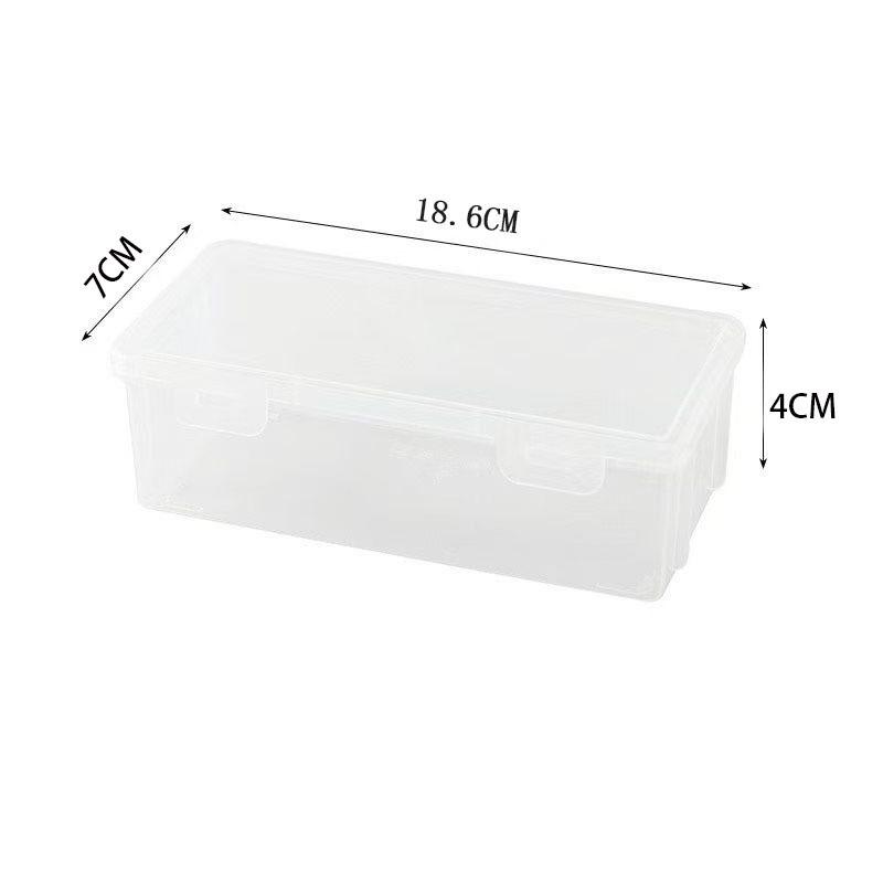Transparent Large-capacity Pencil Case for Organizing Stationery Plastic Box Student Paint Box Stationery Case