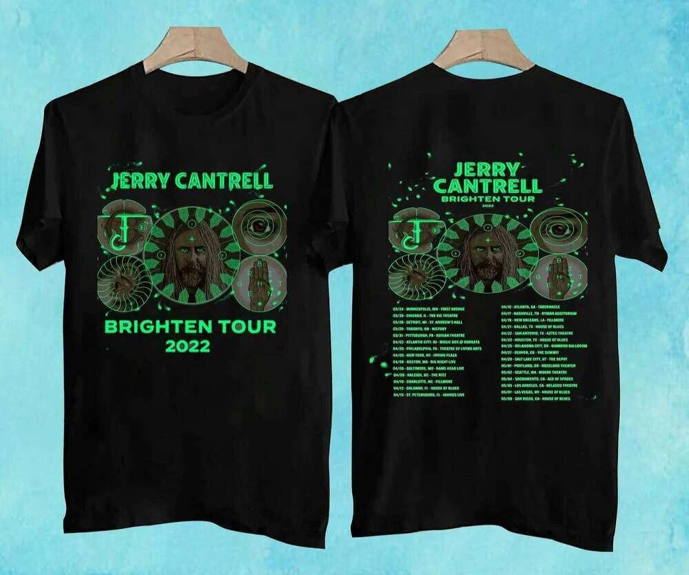 Винтажная футболка Jerry Cantrell Alice In Объявляет 2022 Все размеры от S до 5XL TR12 Унисекс S 1990₽