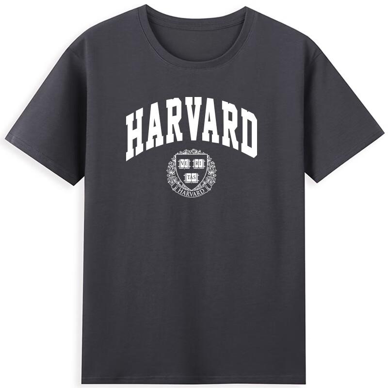 2025 Summer University Class T-shirt School Uniform T-shirt Harvard American University Round Neck T-shirt