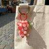 Beaded Grape Keychain Pendant Zinc Zinc Alloy Bag Charm Cute Fruit Keyring Women