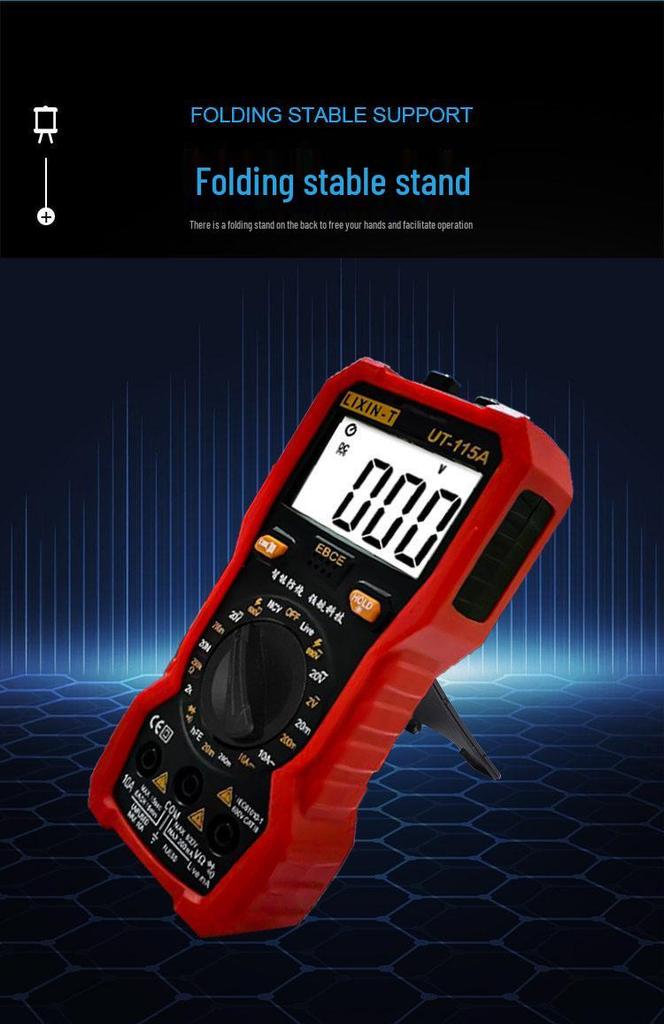 Lixinte 116A Smart High-Precision Multimeter - Anti-Burn Electric Meter for Household Repair.