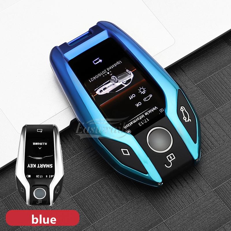 LED Display Key Shell Car Key Case Holder Cover for BMW 5 7 Series G11 G12 G30 G31 G32 I8 I12 I15 G01 G02 G05 G07 X3 X4 X5 X7