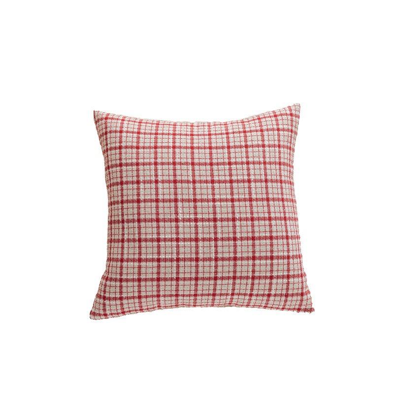 Chenille Houndstooth Pillow Cozy Sofa Cushion Living Room Bedroom Decorative Chic Home Decor Soft Comfortable Accent core45cm