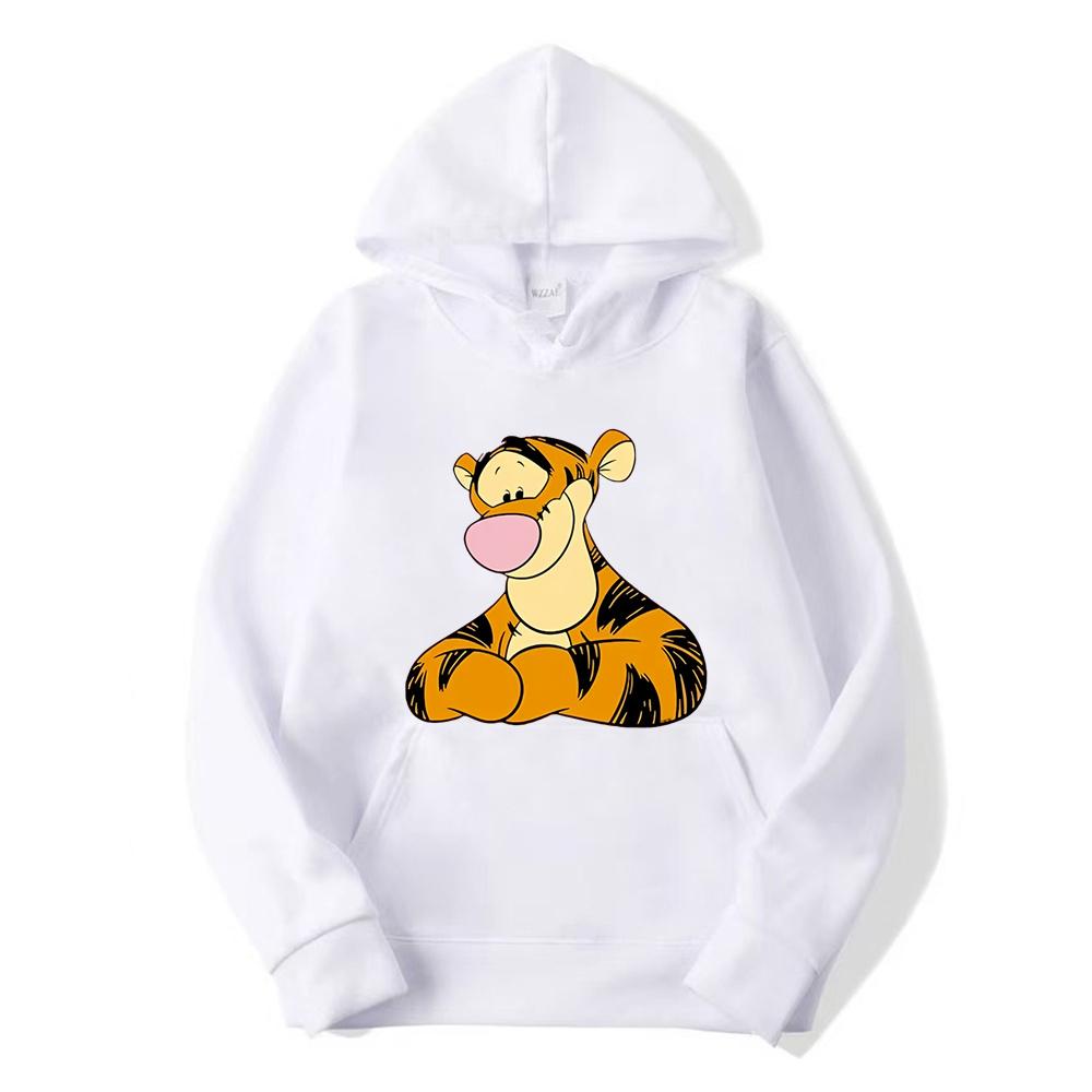 Nová Disney Kreslená Anime Dámská Mikina Přes Hlavu Jaro Podzim 2024 Nová Pánská Nadměrná Mikina Ležérní Pár Mikina Oblečení Topy