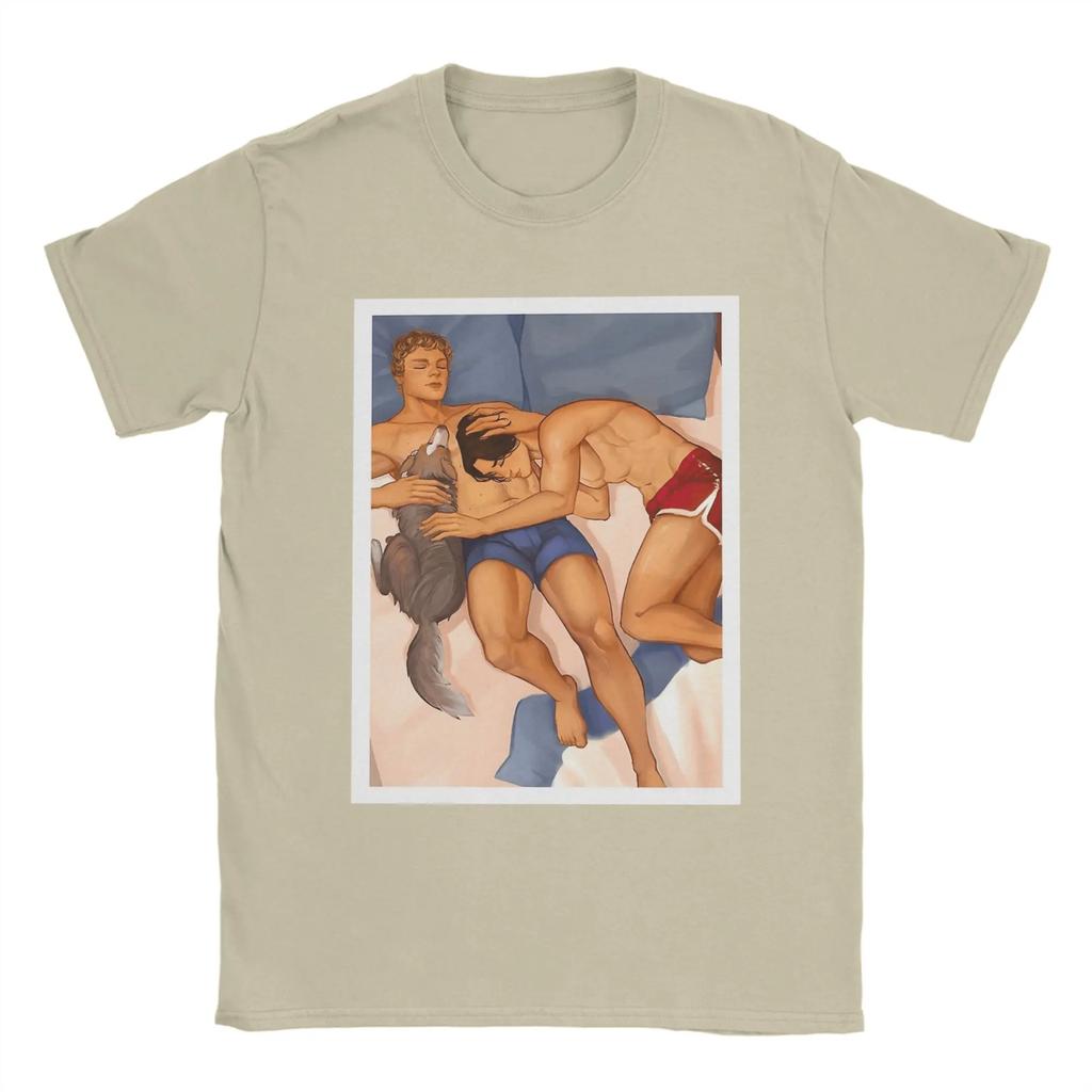Heated Rivalry TV Shane Hollander & Ilya Rozanov Cotton Men's Shirt Summer Hot Sale Jersey Women's Short Sleeve Streetwear Shirt