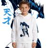 Blue Lock Nagi Seishiro Anime Print Boys Girls Fleece Hoodie Kids Warm Pullover Hooded Sweatshirt for Autumn Winter