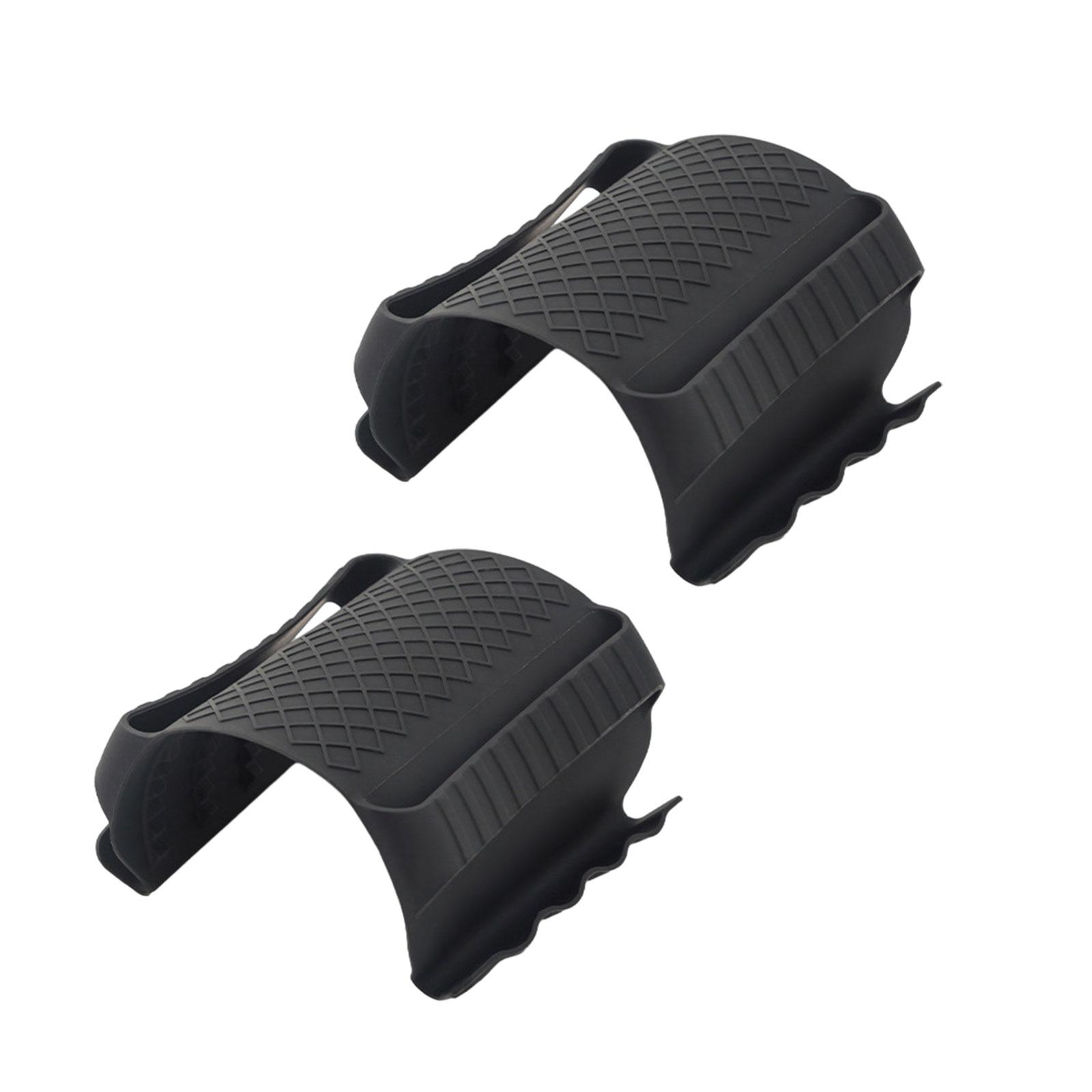 

Безопасные силиконовые перчатки для хлеба, силиконовые прихватки, простые в использовании термостойкие зажимы, силиконовый материал для барбекю, гриля, готовки чёрный