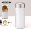 Titanium-Coated Lightweight Luxury Insulated Cup: Portable, Leak-Proof, Pocket Size with Tea-Water Separation