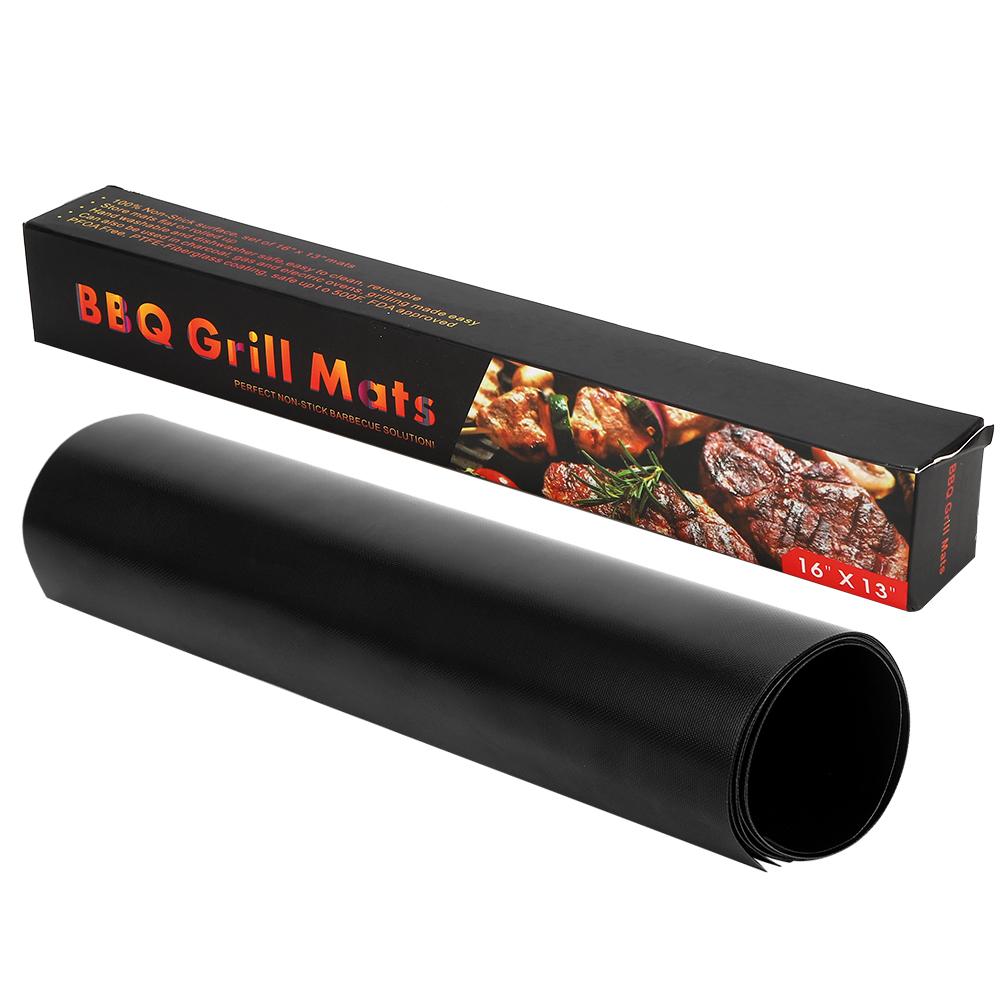 5PCS BBQ Mats Reusable Grill Cooking Pad for Household Kitchen Outdoor Barbecue Use