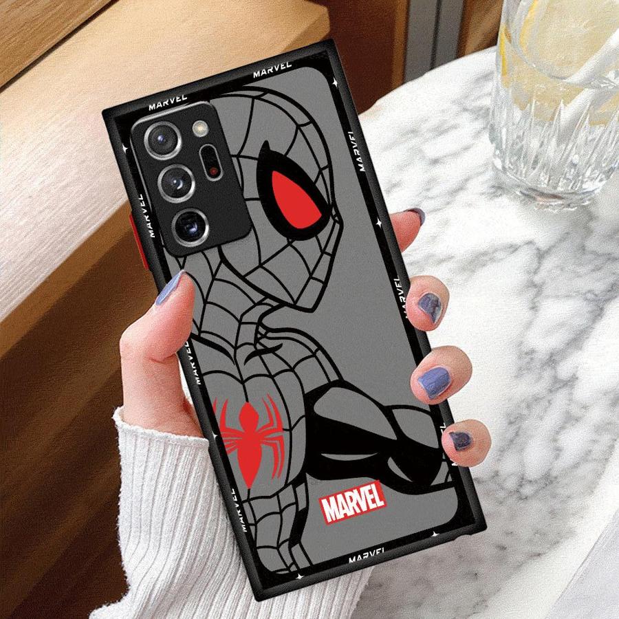 Marvel Spiderman Ironman Pouzdro na telefon pro Samsung Galaxy Note 8 9 10Plus 10Lite 20 Ultra A05s A70s A12 A13 A14 A15 A16 4G 5G Kryt