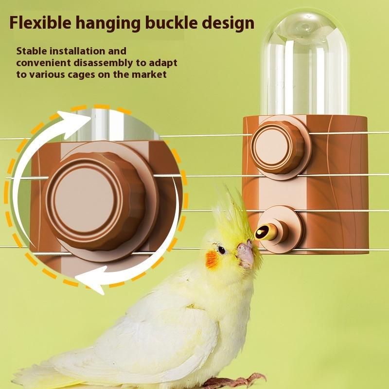 Pet Products Bird Stump Automatic Waterer Bird Drinker Small Pets Pin-Type Water Bottle