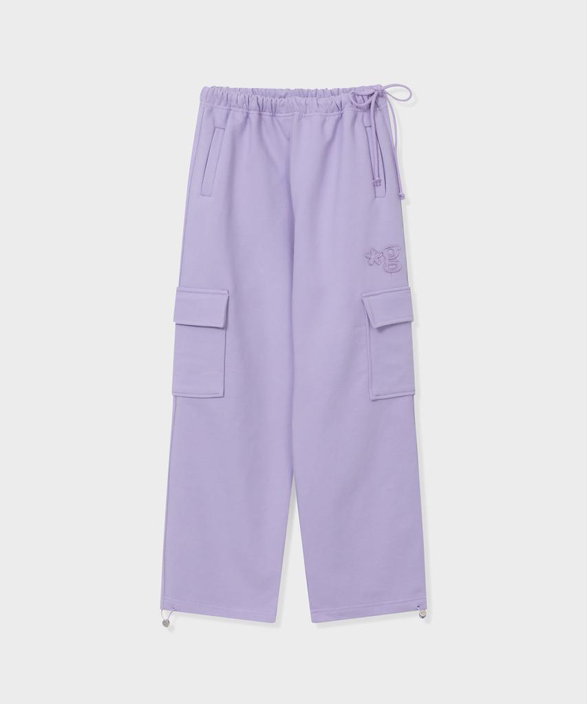 Geulleondeun Cargo Sweatpants (Lavender)