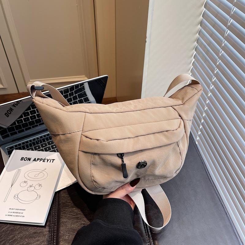 Hochwertige Crossbody-Ministasche, lässige ultraleichte Satteltasche, Schulter-Knödeltasche, Brusttasche