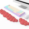 Ergonomische Handgelenkstützen Büro-Handgelenkpolster Kunststoffstruktur Gaming-Tastaturpad für Tastatur Maus Büro und Gaming