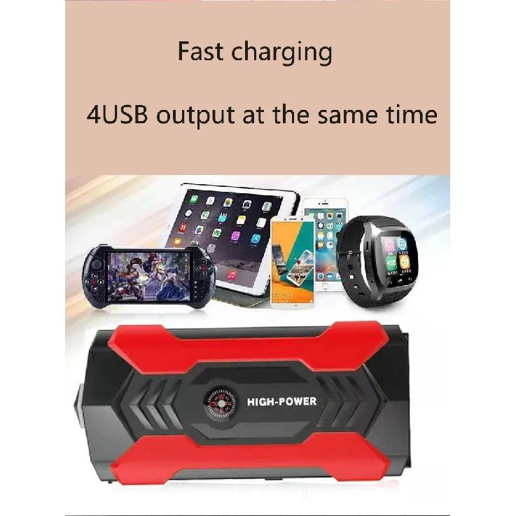 12V 98000mAh Car Jump Starter, Portable Power Bank &Emergency Booster for Vehicles, Auto Buster Charger with Jump Start Function