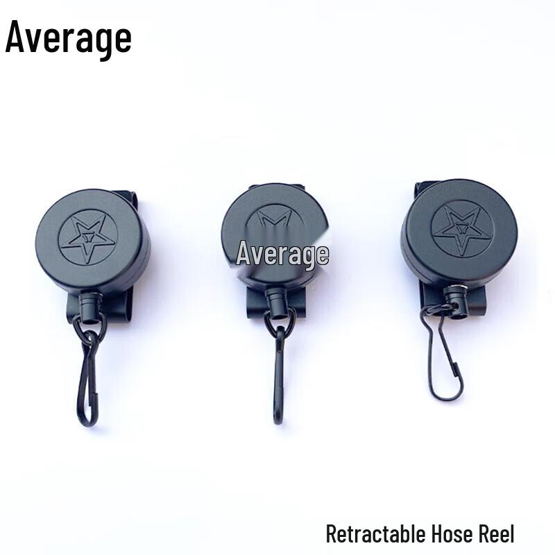 Ret retractable Stainless Steel Gun Lanyard Keychain