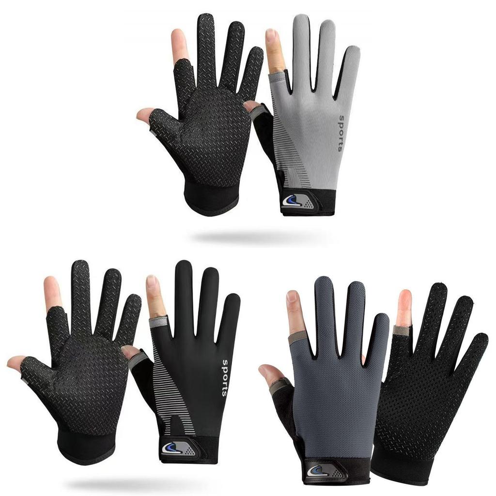 Outdoor Fishing Gloves Men With Breathable Polyester And Sun Protection For Hiking And Sports
