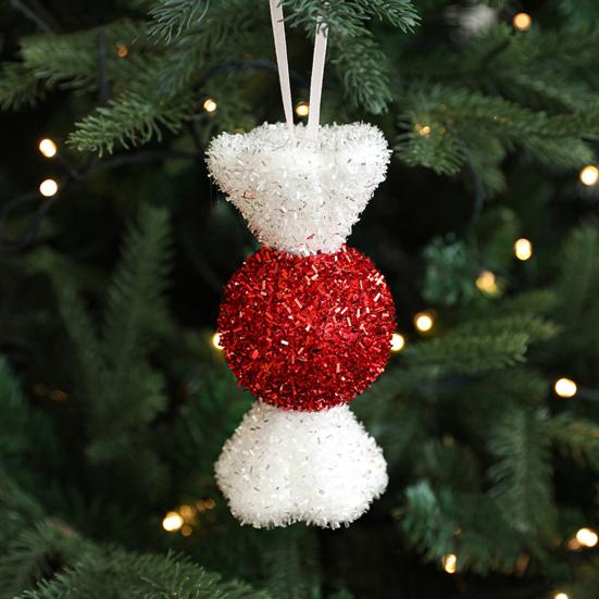 Χριστουγεννιάτικο Κόσμημα Καραμέλας Αφρός Μπαστούνι Καραμέλας Μέντας Χριστουγεννιάτικη Διακόσμηση DIY Κρεμαστό Κόσμημα για Διακόσμηση Εορτών