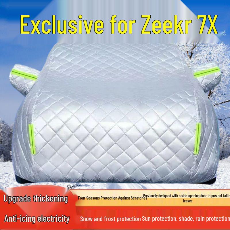 

Zeekr 7X 2025 SUV Car Cover: Sun, Rain, Snow, Frost, Ice, and Hail Protection with Thickened Heat Insulation. Thickened All-Season Hail Proof