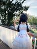 Cute Cartoon Long-Eared Rabbit Plush Toy Backpack Sweet Girl Daily Commuting Multi-Functional Crossbody Bag Polyester Material