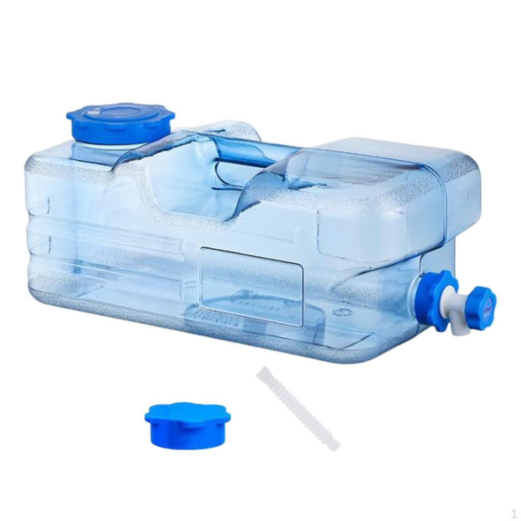 Pojemnik na wodę kempingowy z pokrywką śrubową, beczka do przechowywania