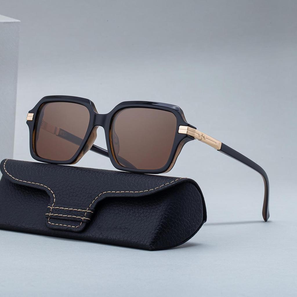 KAJILA Men's Trendy 2026 European Square Frame Sunglasses - Versatile Outdoor Sun Protection