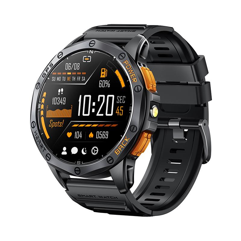 Smart Watch Amoled LED Flashlight K67A Compass Barometric Altimeter K67 GPS Sports 2026 Fitness Tracker BT Call Smartwatch