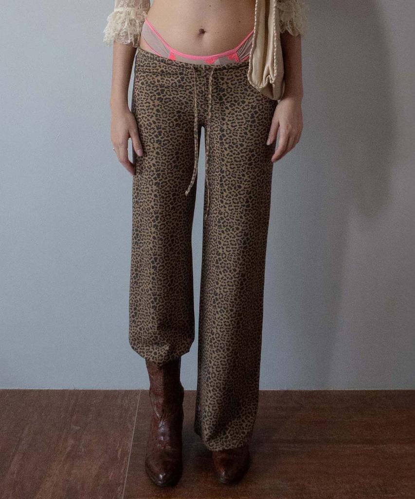 SCULPTOR Summer To Go Pants Classic Leopard