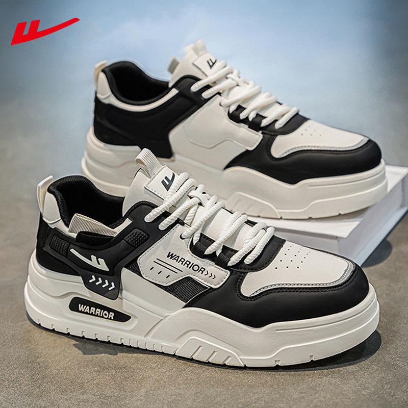 Low-top leather thick baseplate shoes trendy high-value color matching men s shoes 39
