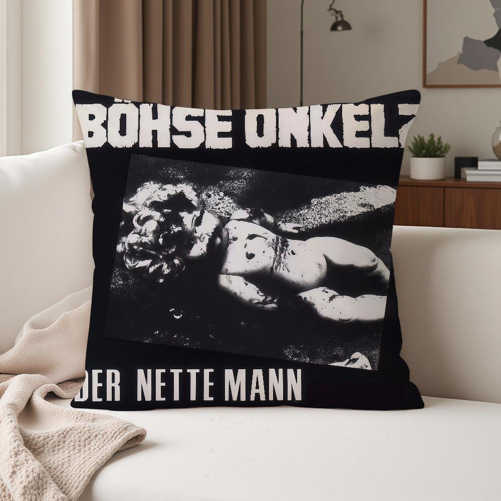 BBohse OOnkelz Rock Pillow Case Suitable For Bedrooms Living Rooms Cars Home Decoration