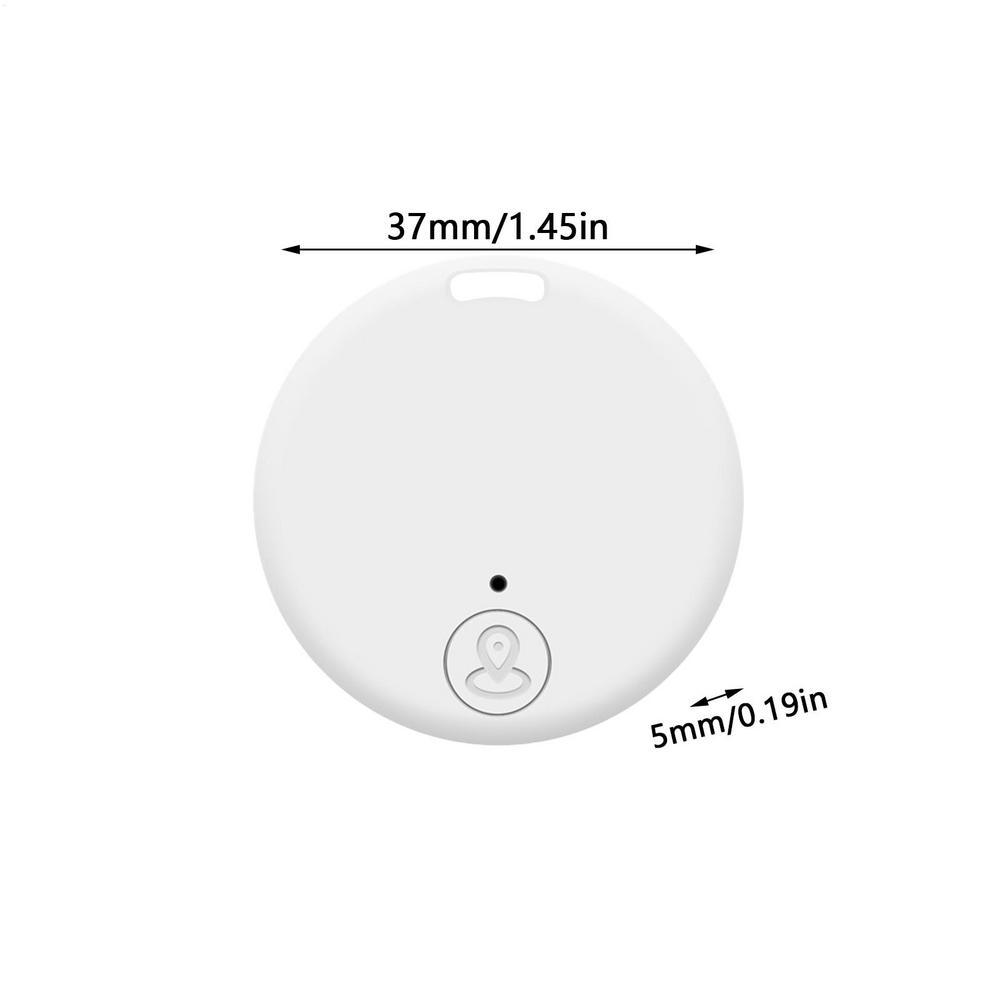 Mini Smart GPS Tracker Pet Car GPS Lost Tracker Round Mobile Smart Anti Loss Device Portable Key Finder Locator for Wallet Pet