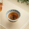 1 Pc Chinese Ceramic Tea Cup Handmade Flowers Large Tea Bowl Porcelain Teacup Household Master Cup Travel Personal Teaware 100ml